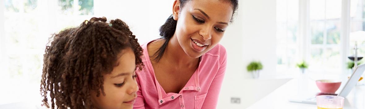 Mother and Daughter going through an pragmatic assessment