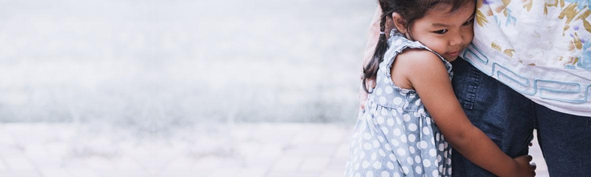 Child undergoing an anxiety screening.