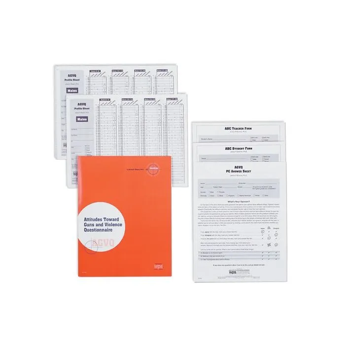 (AGVQ™) Attitudes Toward Guns and Violence Questionnaire™