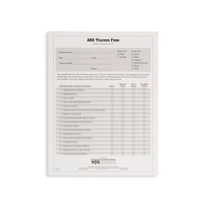 (AGVQ™) Attitudes Toward Guns and Violence Questionnaire™