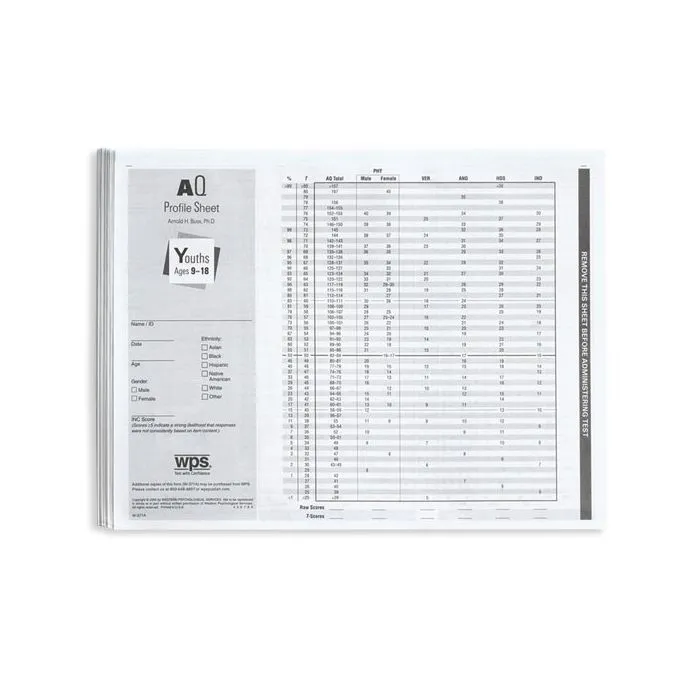 (AQ™) Aggression Questionnaire™