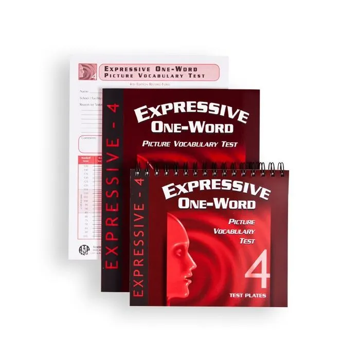 (EOWPVT-4) Expressive One-Word Picture Vocabulary Test, Fourth Edition