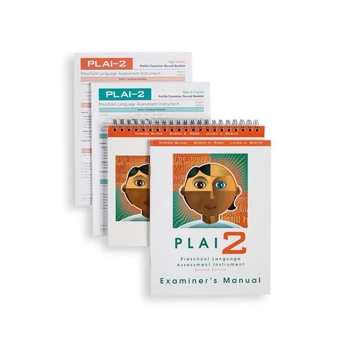 (PLAI-2) Preschool Language Assessment Instrument, Second Edition