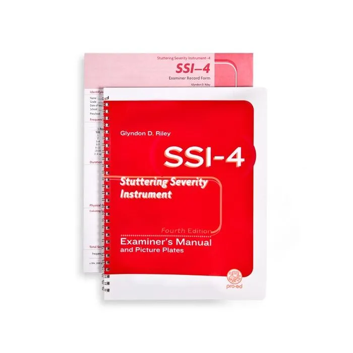 (SSI-4) Stuttering Severity Instrument, Fourth Edition