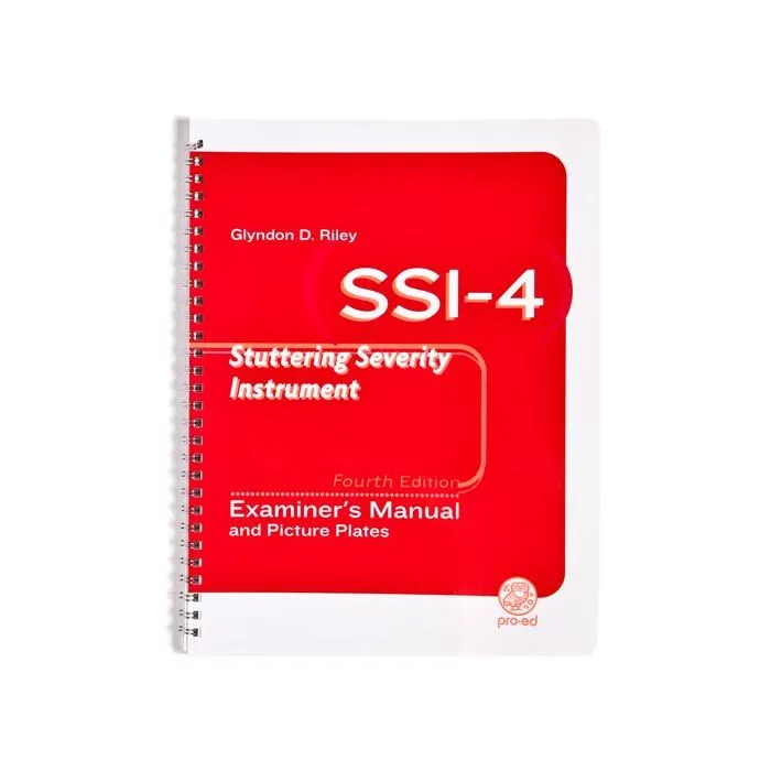 (SSI-4) Stuttering Severity Instrument, Fourth Edition