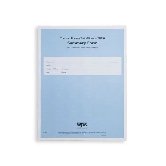 (TCTS) Thurston-Cradock Test of Shame