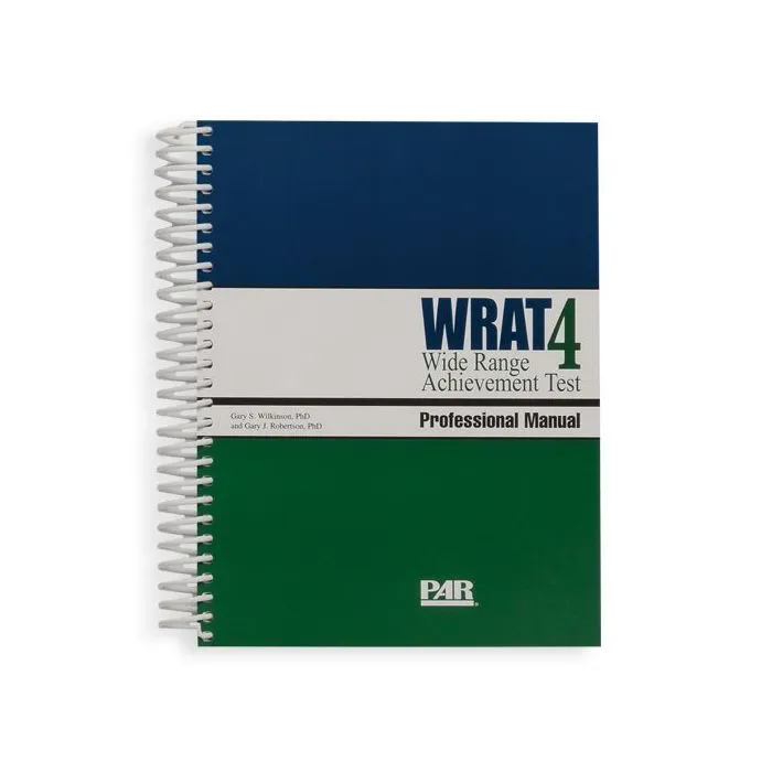 (WRAT4) Wide Range Achievement Test 4