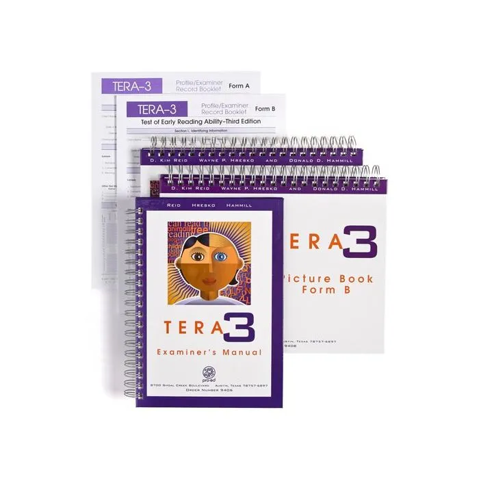 (TERA-3)  Test of Early Reading Ability 3