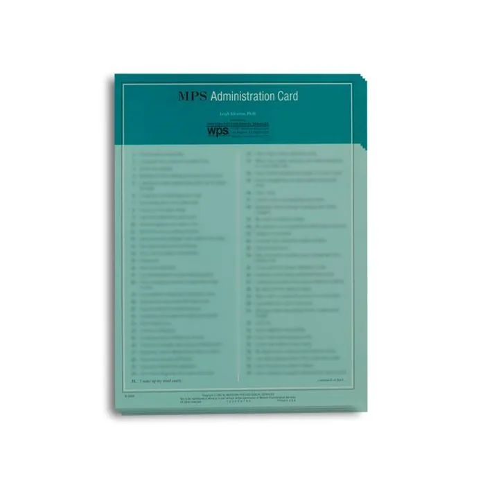 (MPS) Malingering Probability Scale