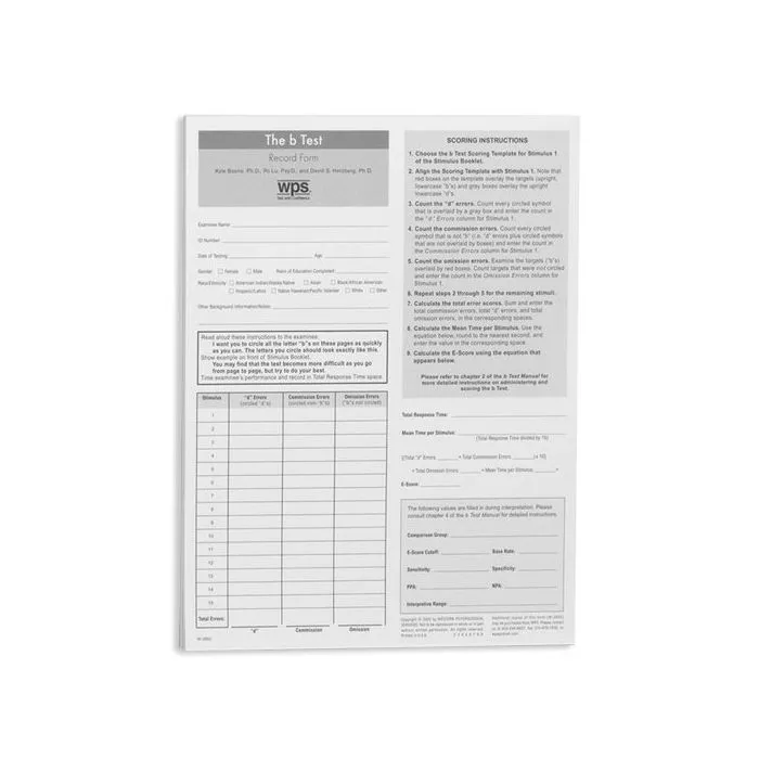 The b Test™