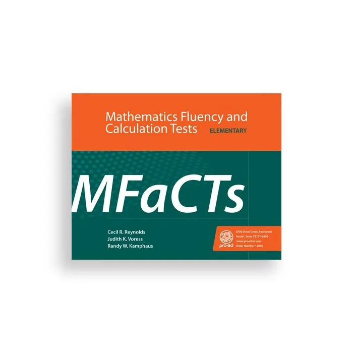 (MFaCTS) Mathematics Fluency and Calculation Tests Elementary and Secondary