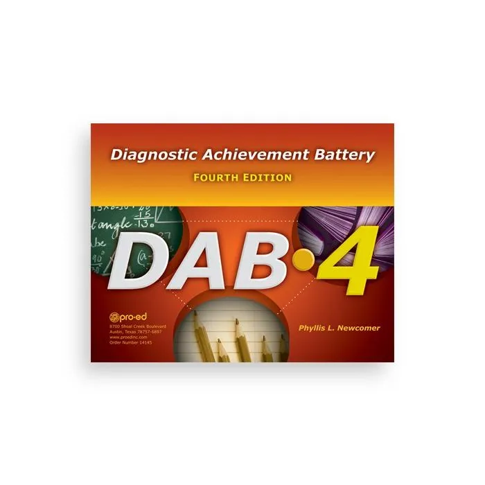 (DAB-4)  Diagnostic Achievement Battery, Fourth Edition