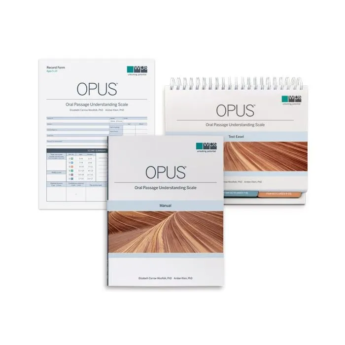 (OPUS) Oral Passage Understanding Scale
