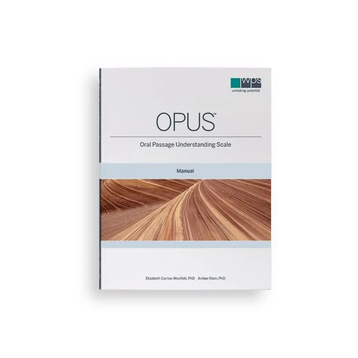 (OPUS) Oral Passage Understanding Scale