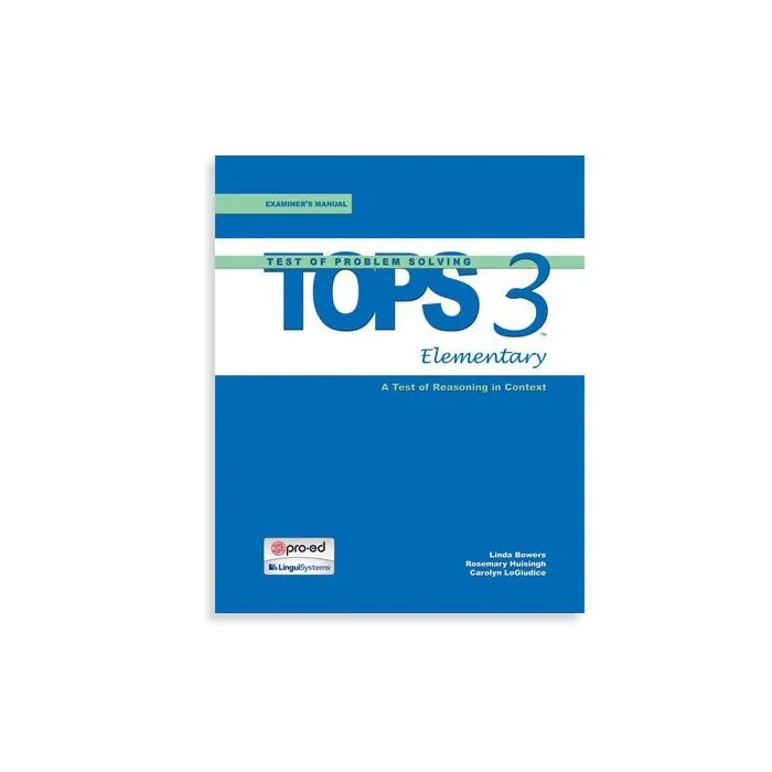 (TOPS-3:E) Test of Problem Solving-3:Elementary