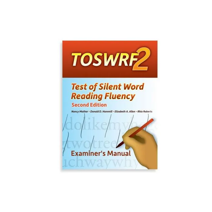 (TOSWRF-2) Test of Silent Word Reading Fluency, Second Edition