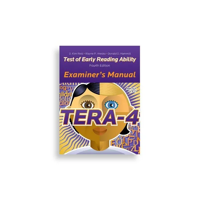 (TERA-4) Test of Early Reading Ability, Fourth Edition