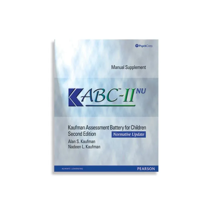 (KABC-II NU) Kaufman Assessment Battery for Children, Second Edition Normative Update