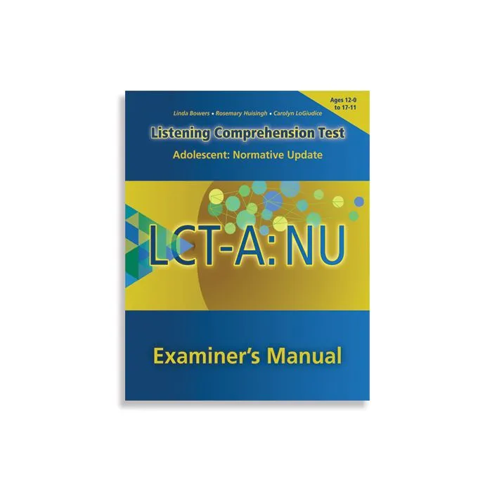 (LCT-A: NU) Listening Comprehension Test-Adolescent: Normative Update
