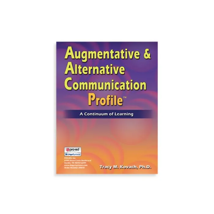(AACP) Augmentative and Alternative Communication Profile