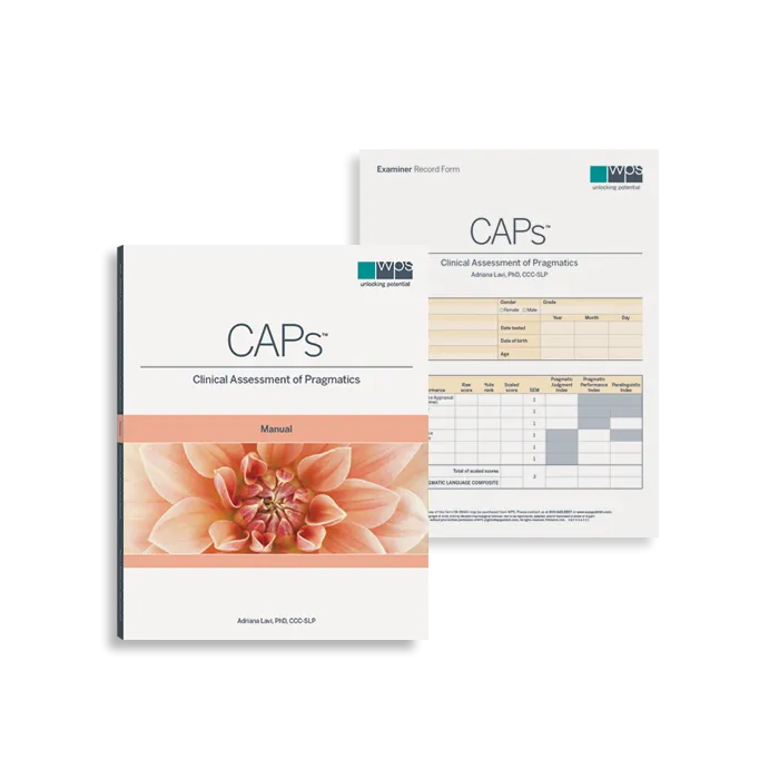 (CAPs) Clinical Assessment of Pragmatics Kit