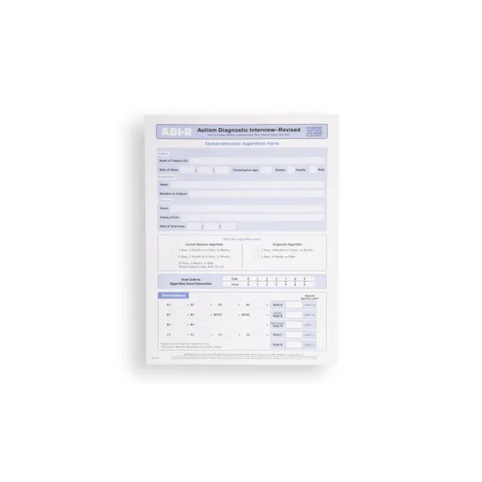 (ADI®-R) Autism Diagnostic Interview–Revised