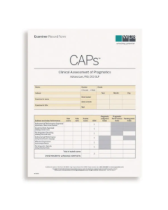 CAPs Examiner Record Form (Pack of 25)