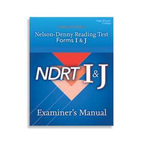 (NDRT) Nelson-Denny Reading Test, Forms I & J