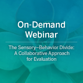 On-Demand Webinar: The Sensory–Behavior Divide: A Collaborative Approach for Evaluation